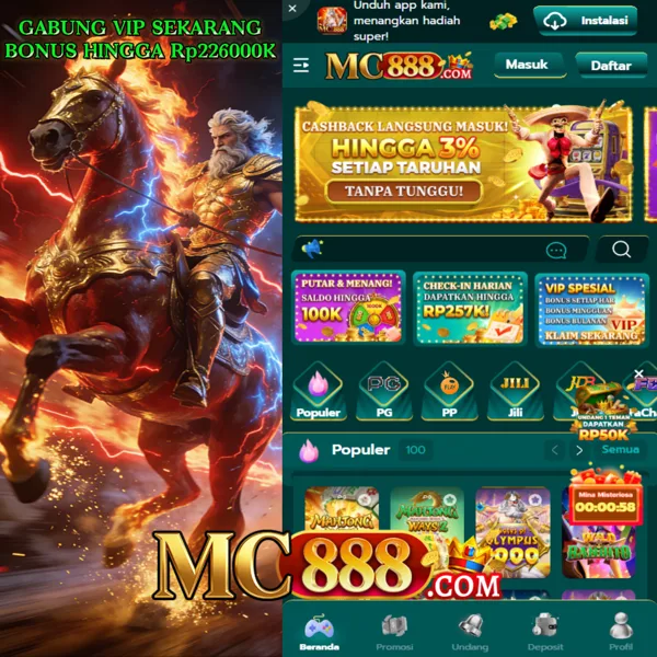 MC888 Bonus Member Baru 100%